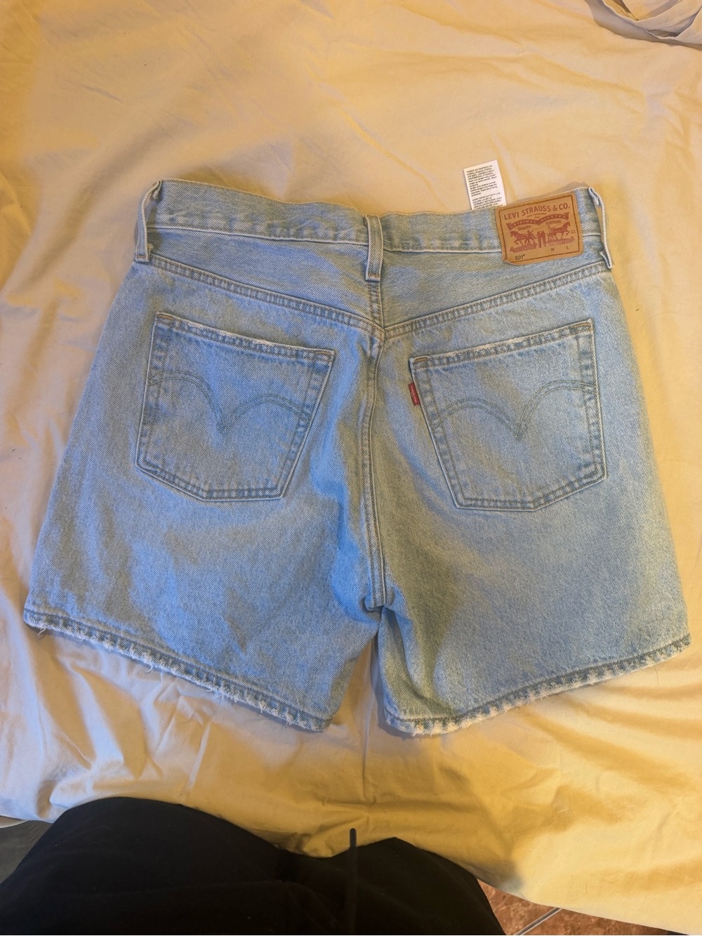 Levi's Light Blue Denim Cutoff Shorts